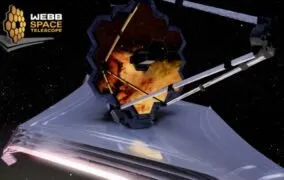 طرحی گرافیکی از جیمز وب