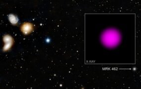 سیاهچاله‌ی کهکشان کوتوله‌ی MRK 462
