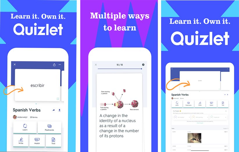 معرفی اپلیکیشن Quizlet؛ در خانه زبان یاد بگیرید