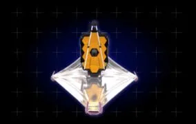 تلسکوپ جیمز وب پیش از کشش آفتابگیر