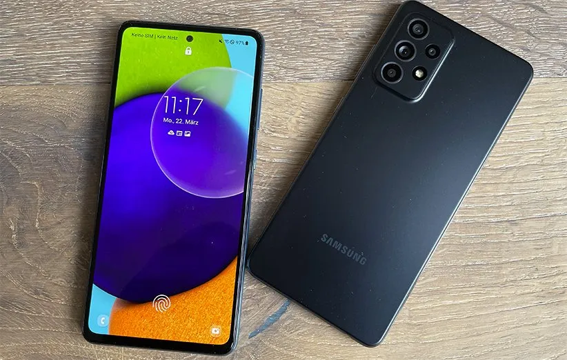 اندروید 12 گلکسی A52