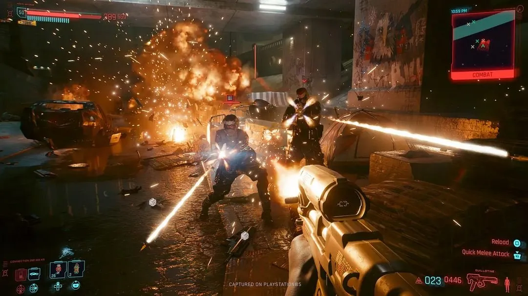 گیم پلی سایبرپانک 2077