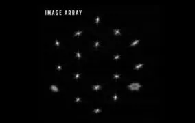 چیدمان منظم تصویر ستاره‌ی راهنما در بخش‌های هجده‌گانه‌ی آینه‌ی اصلی