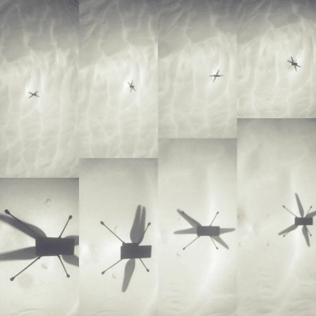 تصویر بالگرد نبوغ از نگاه دوربین ناوبری