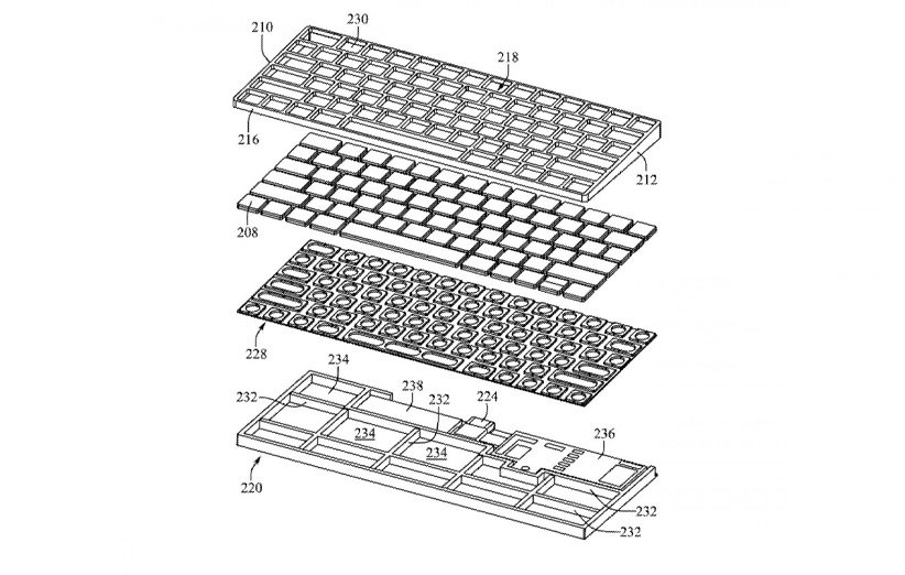 پتنت جدید اپل صفحه کلید