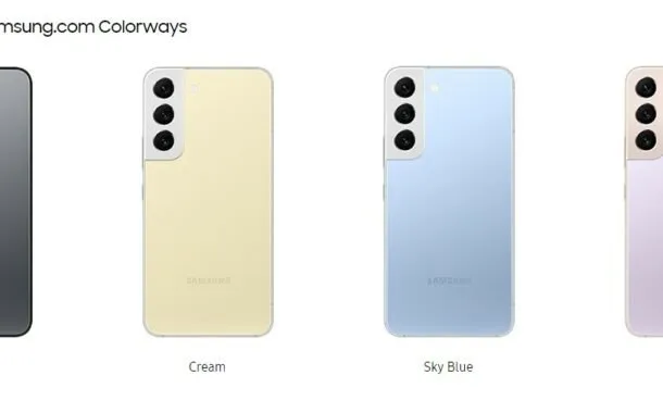 قیمت گلکسی S22 گلکسی تب S8