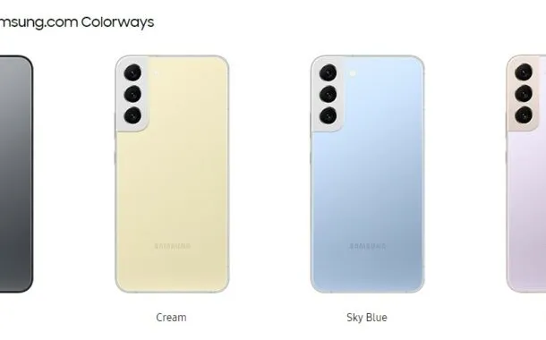 قیمت گلکسی S22 گلکسی تب S8