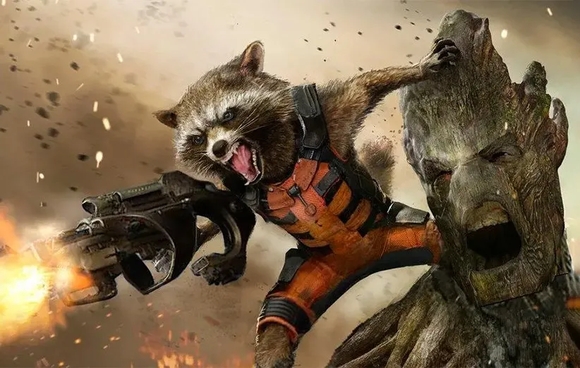 راکت راکون و گروت