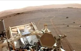 نگاه مریخ‌نورد پشتکار به مسیر پیموده شده پشت سر