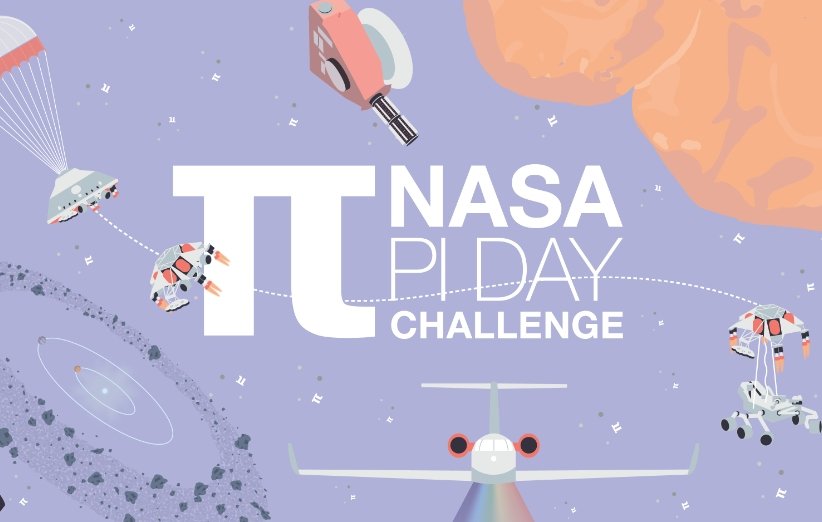 طرحی گرافیکی برای چالش روز پی ناسا
