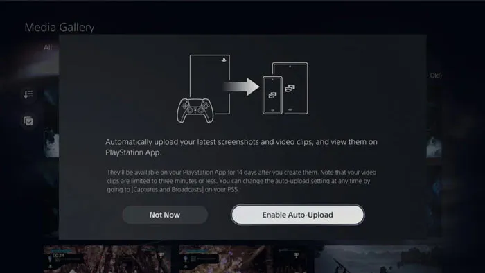 آپلود خودکار عکس در پلی‌استیشن اپ