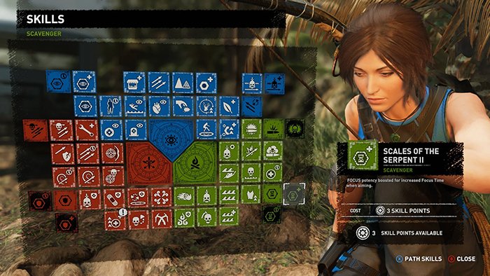 Tomb Raider Skill Tree - برداشت داغ: تمام بازی‌های اکشن سینمایی مثل هم هستند