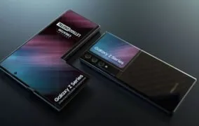 گوشی تاشو سامسونگ تا شدن از بغل