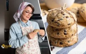 طرز تهیه کوکی شکلات چیپسی