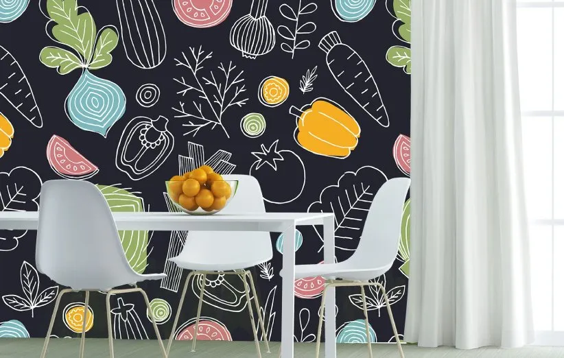 کاغذ دیواری رنگارنگ