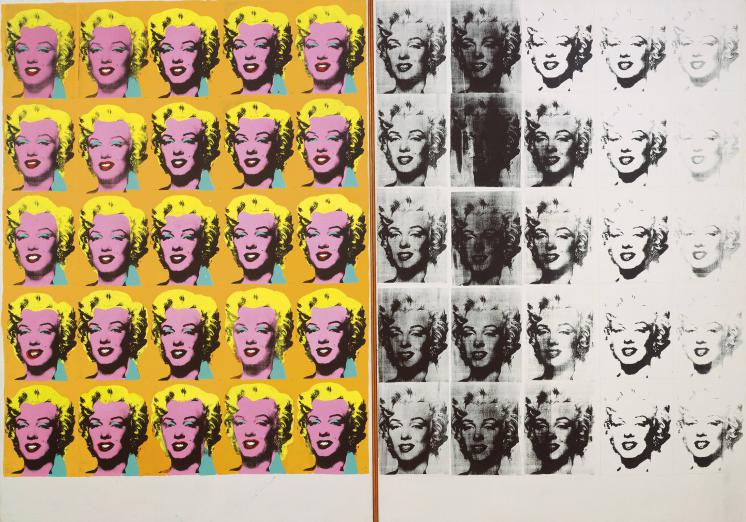 Marilyn Diptych - اندی وارهول؛ شارلاتان یا بزرگ‌ترین هنرمند قرن بیستم؟