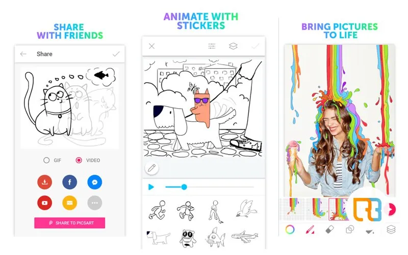  اپلیکیشن PicsArt Animator