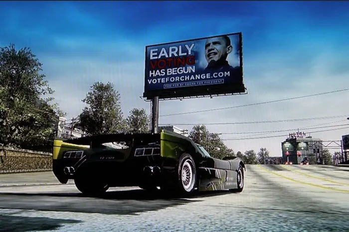 تبلیغ در بازی Burnout Paradise