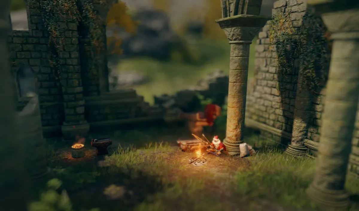 الدن رینگ با زاویهی دید ایزومتریک