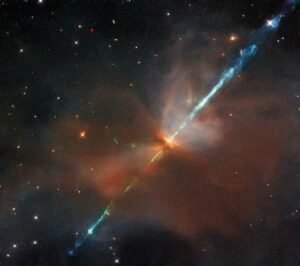 جت دوقلوی ستاره‌ی تازه متولد شده‌ی IRAS 05491+0247