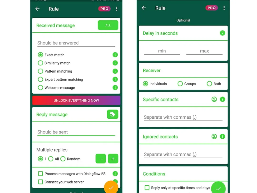 اپلیکیشن AutoResponder for WhatsApp
