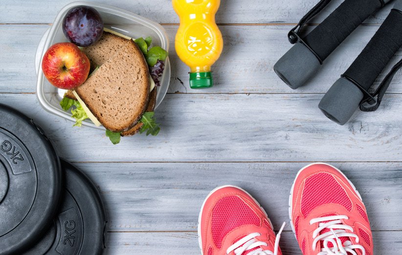 فاصله زمانی بین ورزش و غذا خوردن