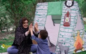 چادر بازی کودک طرح کمپینگ