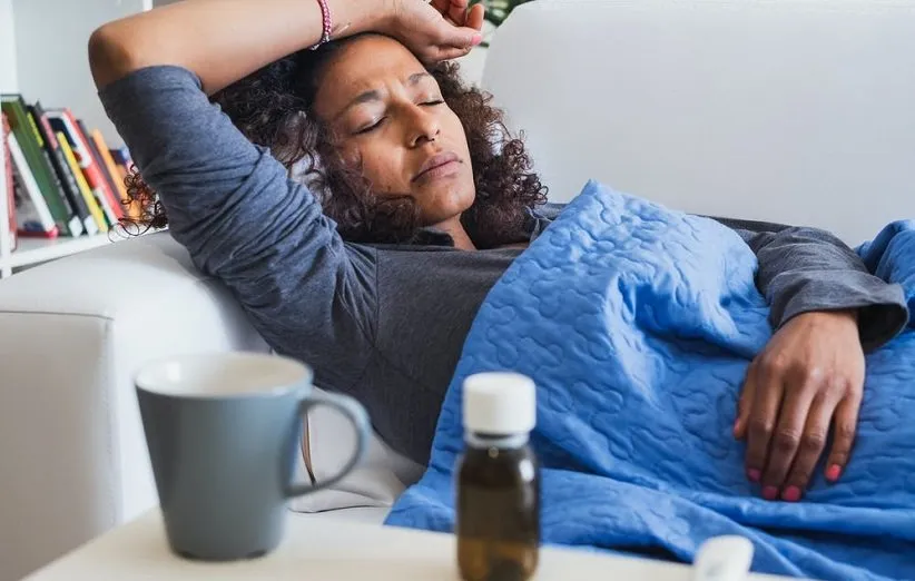 بیمار شدن می‌تواند منجر به شکل‌گیری عرق شود