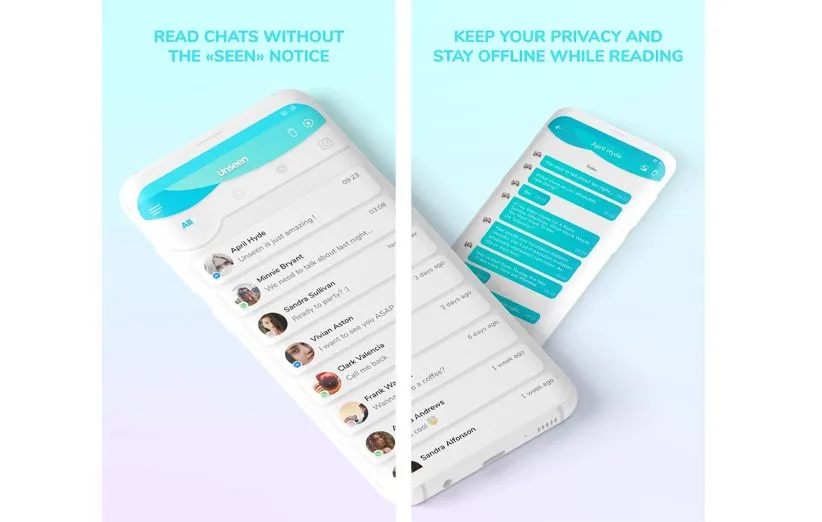 اپلیکیشن Unseen no last seen
