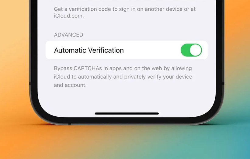iOS 16 کپچا