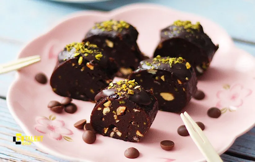 طرز تهیه سالامی شکلات