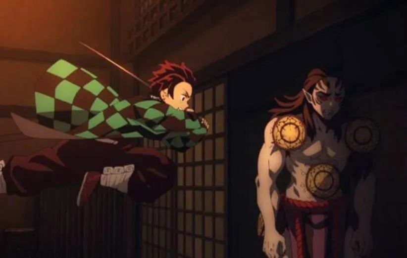 مبارزه تانجیرو و شیطان