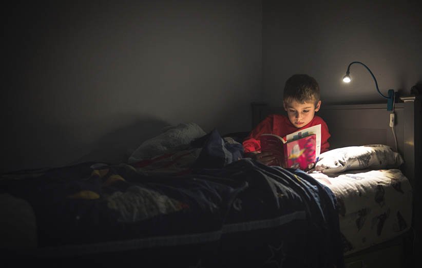 کتاب خواندن قبل از خواب