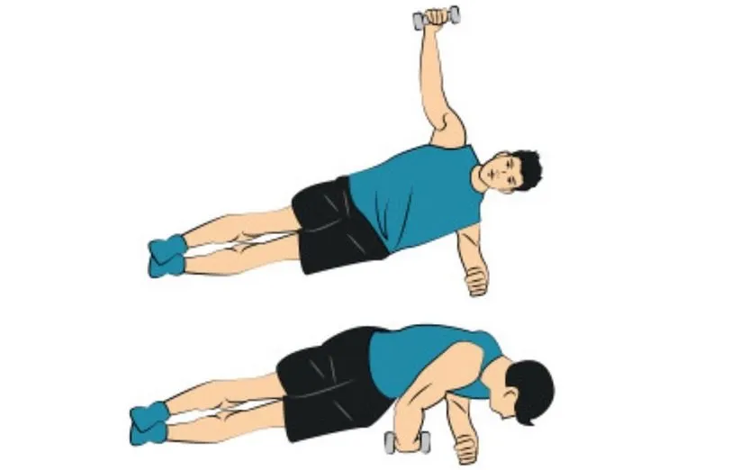 پلانک چرخشی از بغل