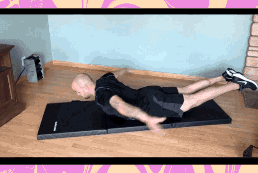 حرکت فرشته‌ی برفی معکوس