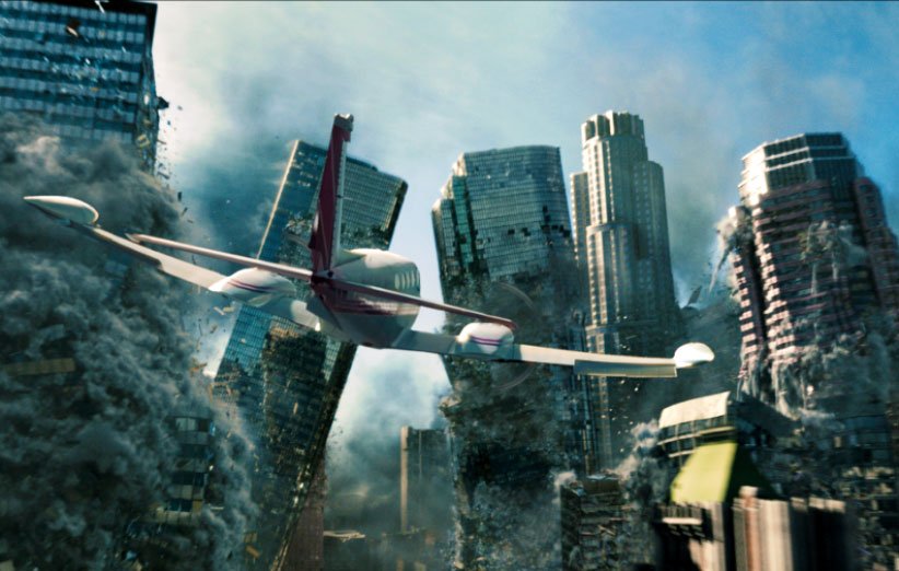 سقوط شهر لس آنجلس در نمایی از فیلم 2012