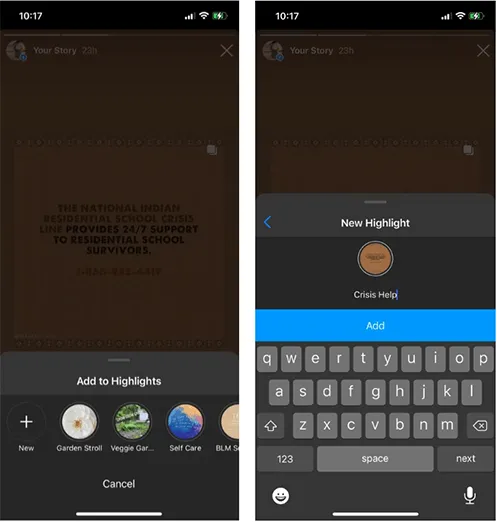 هایلایت اینستاگرام