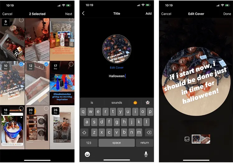 هایلایت اینستاگرام
