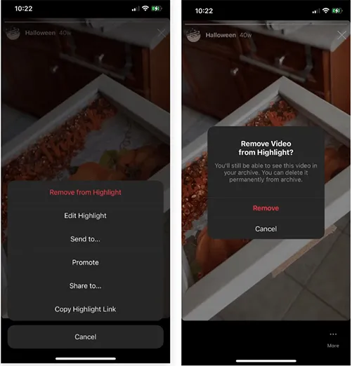 هایلایت اینستاگرام
