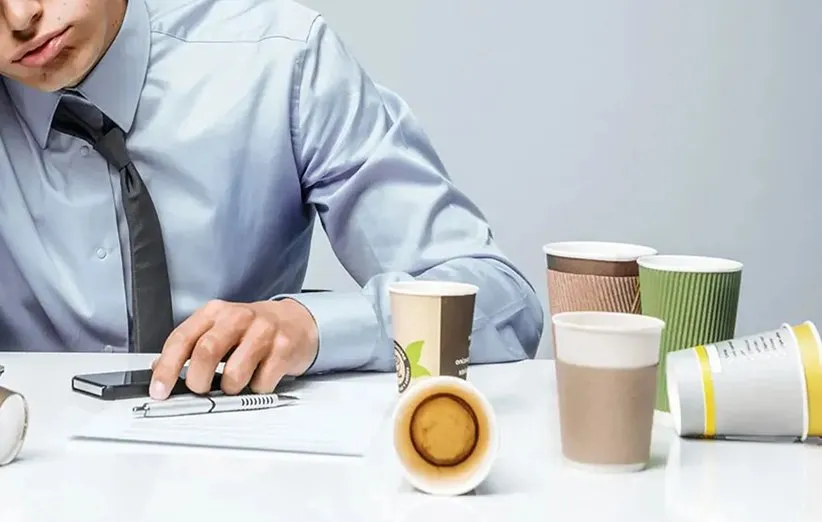 مصرف زیاد کافئین