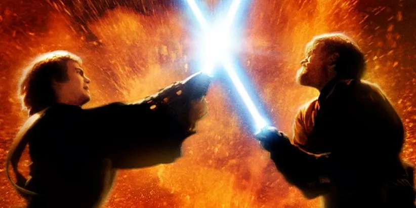 نبرد اوبی وان و آناکین در «انتقام سیت»