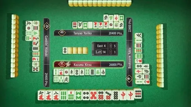 بازی ماژونگ در یاکوزا