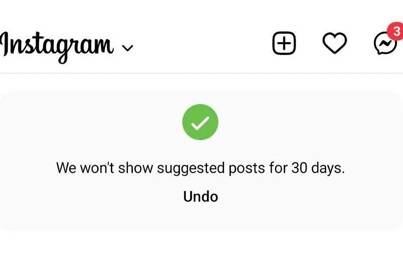 پست‌های پیشنهادی فید اینستاگرام