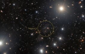 کهکشان کم‌نور پگاسوس 5 در کهکشان آندرومدا