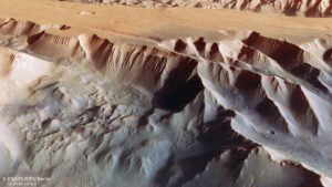 نگاه مدارگرد مارس اکسپرس به دره مارینر