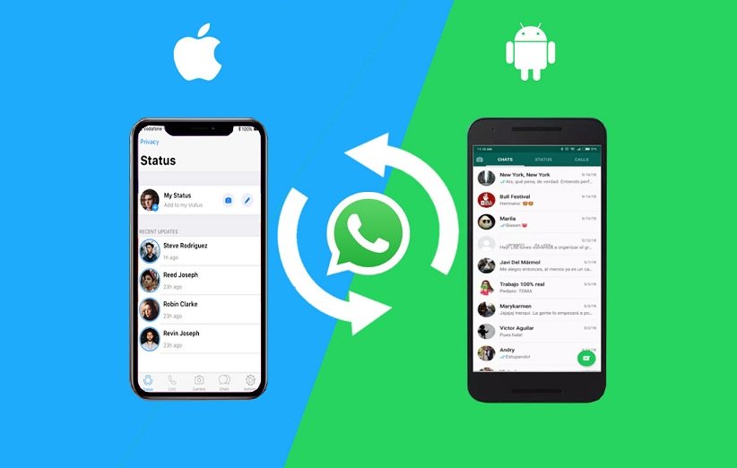 انتقال چت از اندروید به iOS واتساپ