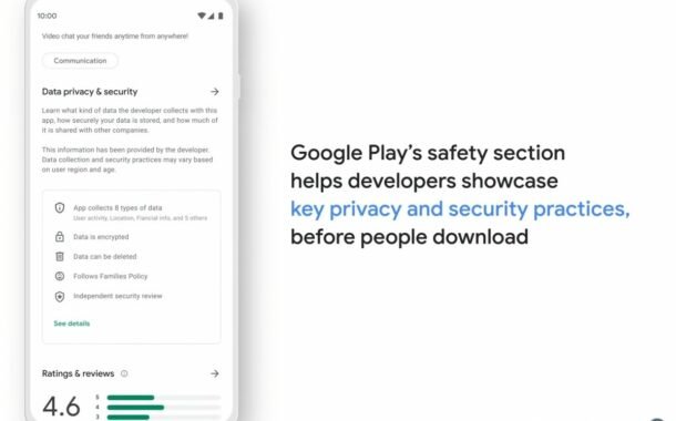 گوگل پلی استور حریم خصوصی