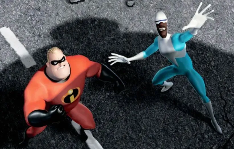 آقای شگفت‌انگیز و عمو فروزون در نمای از شگفت‌انگیزان