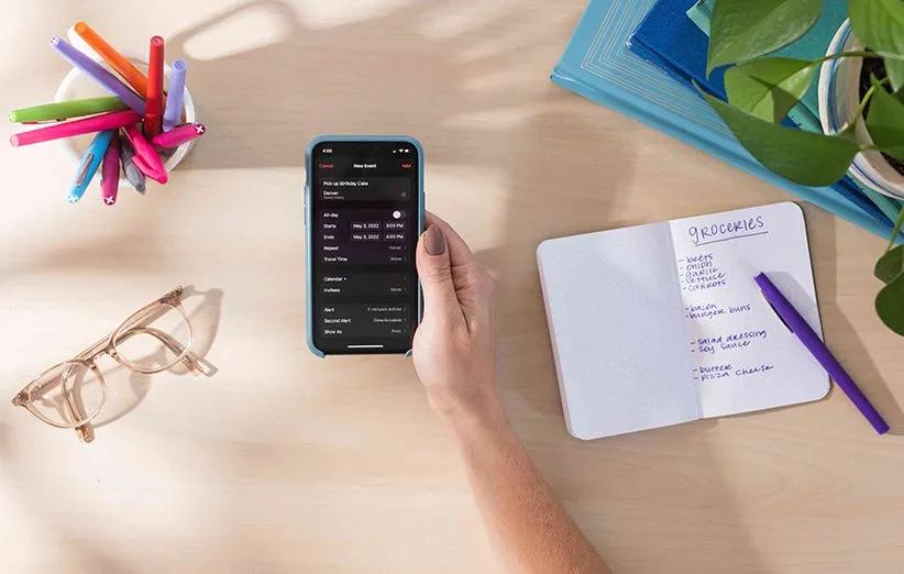 تنظیم کردن یادآور برای کارها