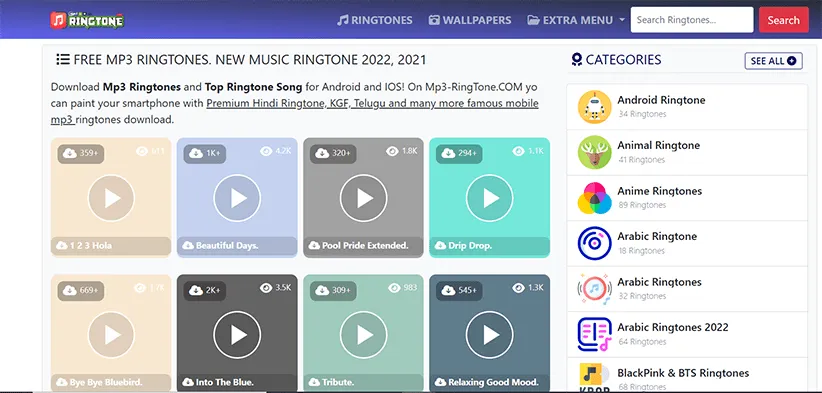سایت Mp3 Ringtone